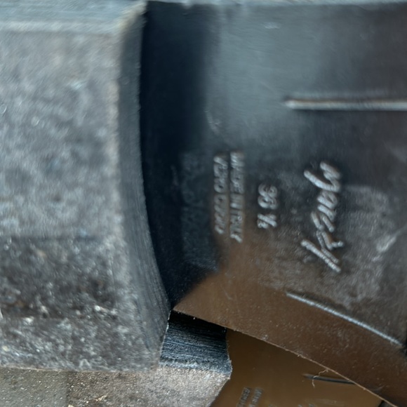 Marsell Leather Lace Up Zip Back Boots, black, size 36.5, EUC - Picture 9 of 10